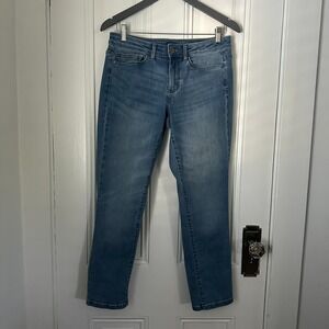 J.Jill Boyfriend Straight Leg Ankle Jeans Medium Wash Size 6 Petite